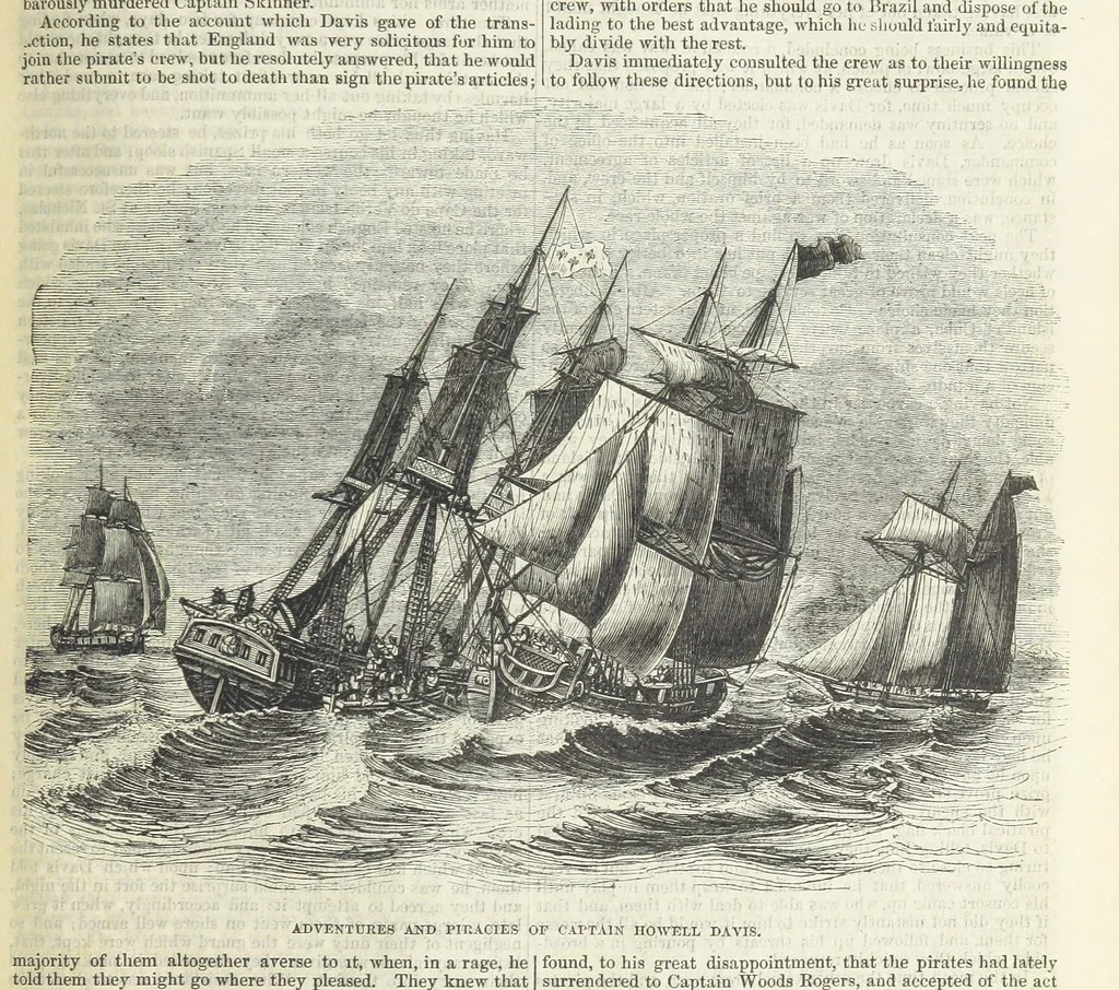 An illustration from Tales of Shipwrecks and Adventures at Sea: ... with celebrated voyages, amusing tales ... and ... anecdotes. Illustrated with ... engravings ... Edited by J. L. No. 1-59, 1846, leaf 329