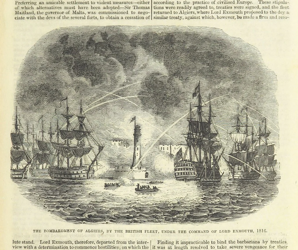 An illustration from Tales of Shipwrecks and Adventures at Sea: ... with celebrated voyages, amusing tales ... and ... anecdotes. Illustrated with ... engravings ... Edited by J. L. No. 1-59, 1846, leaf 33