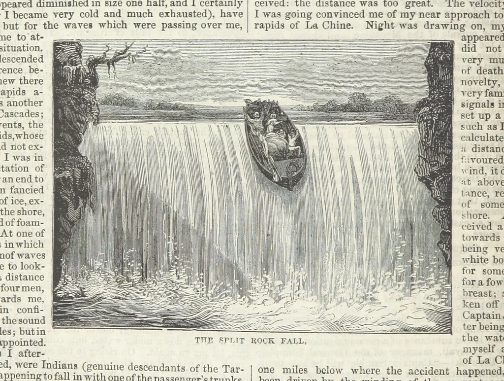 An illustration from Tales of Shipwrecks and Adventures at Sea: ... with celebrated voyages, amusing tales ... and ... anecdotes. Illustrated with ... engravings ... Edited by J. L. No. 1-59, 1846, leaf 540