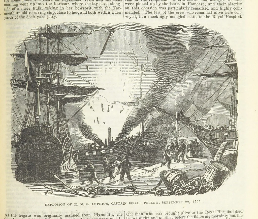 An illustration from Tales of Shipwrecks and Adventures at Sea: ... with celebrated voyages, amusing tales ... and ... anecdotes. Illustrated with ... engravings ... Edited by J. L. No. 1-59, 1846, leaf 561