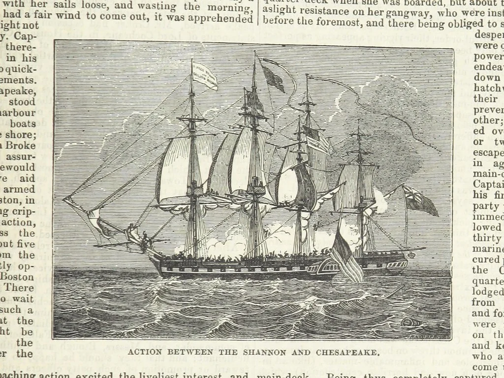 An illustration from Tales of Shipwrecks and Adventures at Sea: ... with celebrated voyages, amusing tales ... and ... anecdotes. Illustrated with ... engravings ... Edited by J. L. No. 1-59, 1846, leaf 605