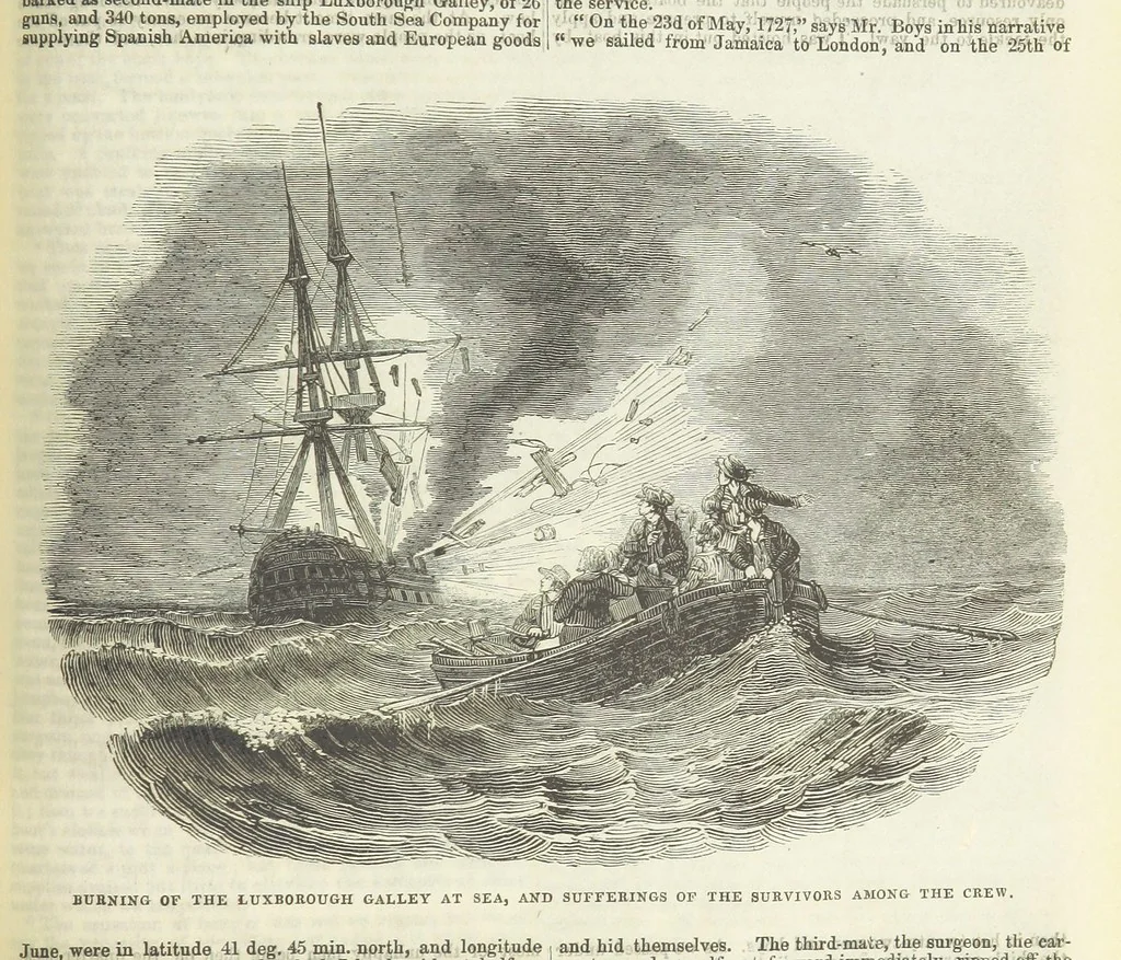 An illustration from Tales of Shipwrecks and Adventures at Sea: ... with celebrated voyages, amusing tales ... and ... anecdotes. Illustrated with ... engravings ... Edited by J. L. No. 1-59, 1846, leaf 625