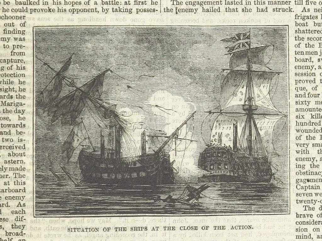 An illustration from Tales of Shipwrecks and Adventures at Sea: ... with celebrated voyages, amusing tales ... and ... anecdotes. Illustrated with ... engravings ... Edited by J. L. No. 1-59, 1846, leaf 629