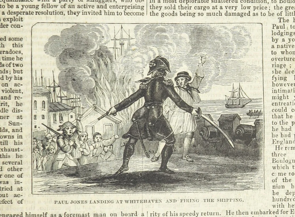 An illustration from Tales of Shipwrecks and Adventures at Sea: ... with celebrated voyages, amusing tales ... and ... anecdotes. Illustrated with ... engravings ... Edited by J. L. No. 1-59, 1846, leaf 669