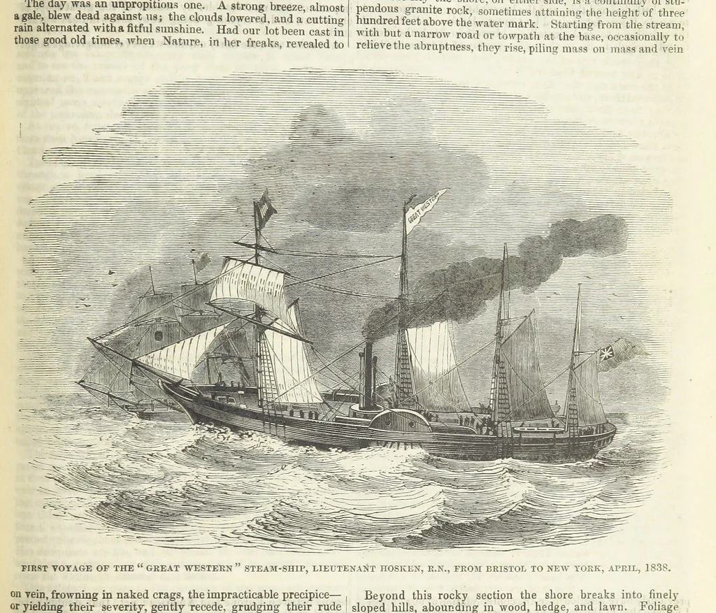 An illustration from Tales of Shipwrecks and Adventures at Sea: ... with celebrated voyages, amusing tales ... and ... anecdotes. Illustrated with ... engravings ... Edited by J. L. No. 1-59, 1846, leaf 673