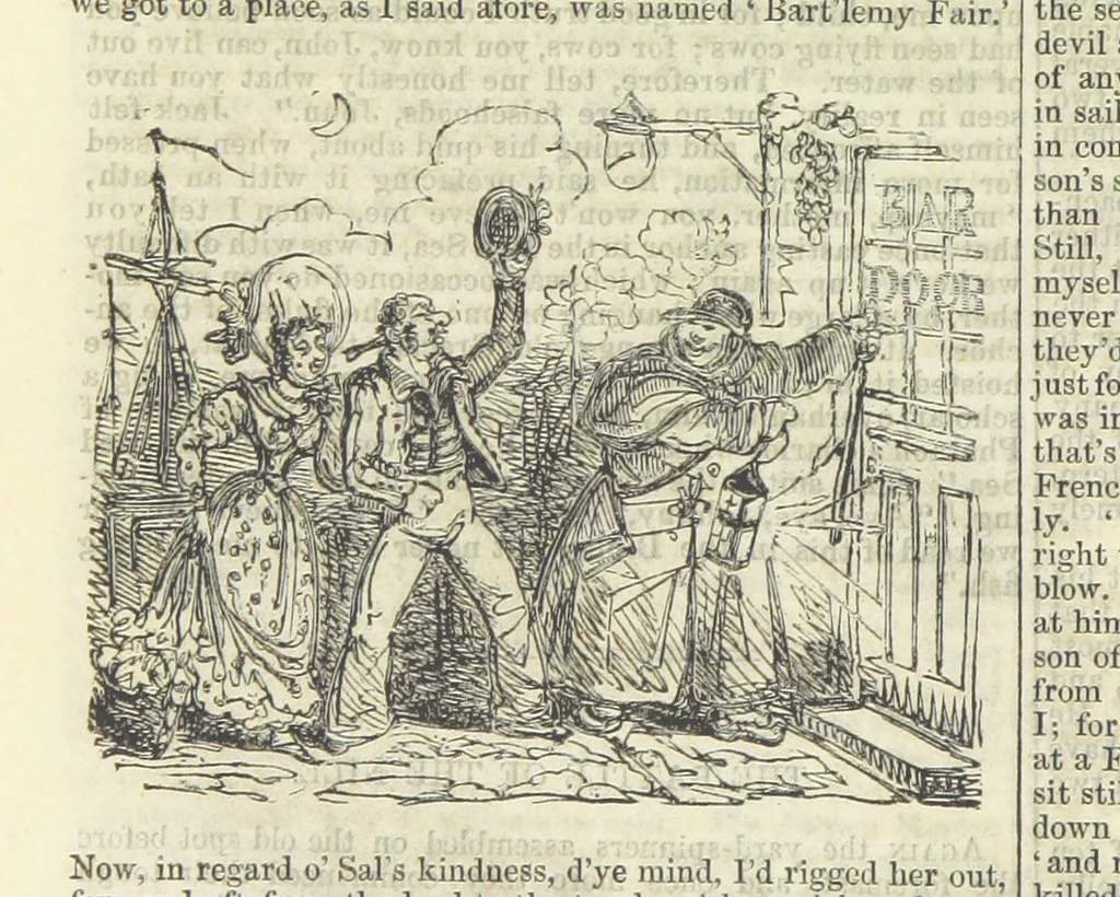 An illustration from Tales of Shipwrecks and Adventures at Sea: ... with celebrated voyages, amusing tales ... and ... anecdotes. Illustrated with ... engravings ... Edited by J. L. No. 1-59, 1846, leaf 700