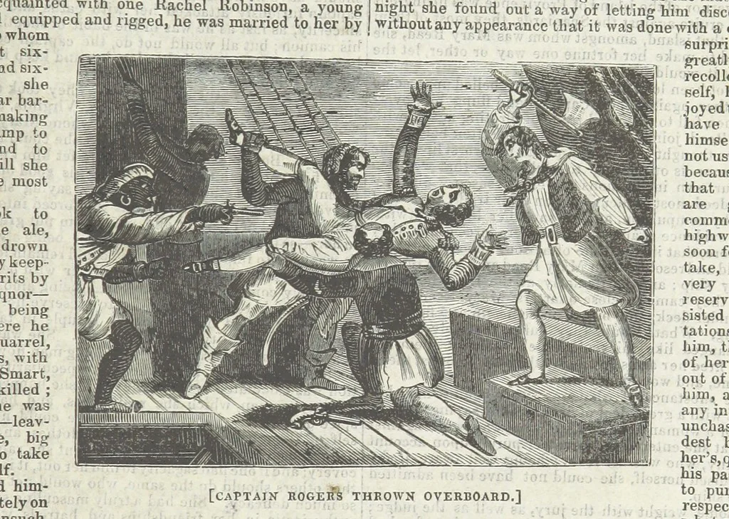 An illustration from Tales of Shipwrecks and Adventures at Sea: ... with celebrated voyages, amusing tales ... and ... anecdotes. Illustrated with ... engravings ... Edited by J. L. No. 1-59, 1846, leaf 777