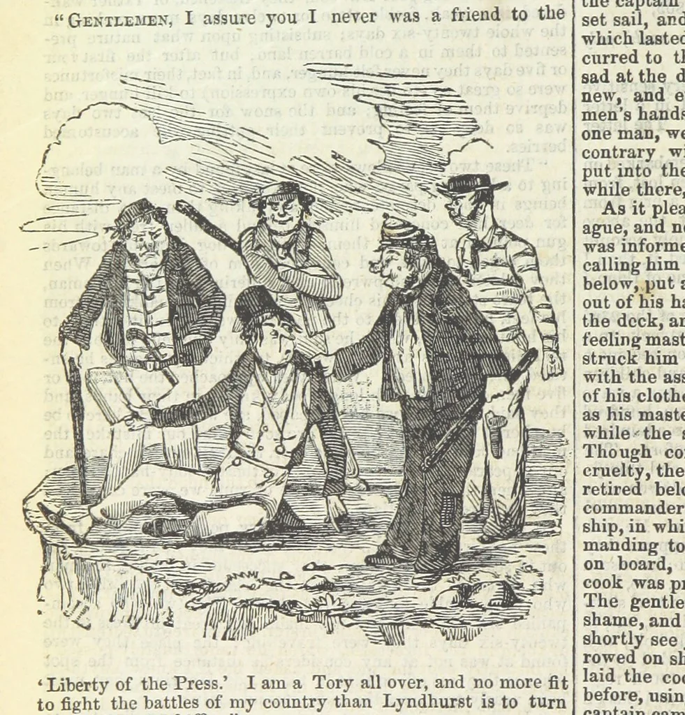 An illustration from Tales of Shipwrecks and Adventures at Sea: ... with celebrated voyages, amusing tales ... and ... anecdotes. Illustrated with ... engravings ... Edited by J. L. No. 1-59, 1846, leaf 788