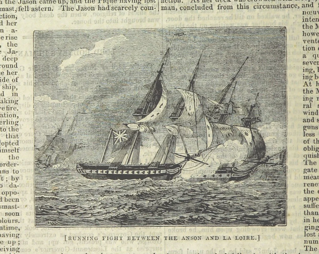 An illustration from Tales of Shipwrecks and Adventures at Sea: ... with celebrated voyages, amusing tales ... and ... anecdotes. Illustrated with ... engravings ... Edited by J. L. No. 1-59, 1846, leaf 856