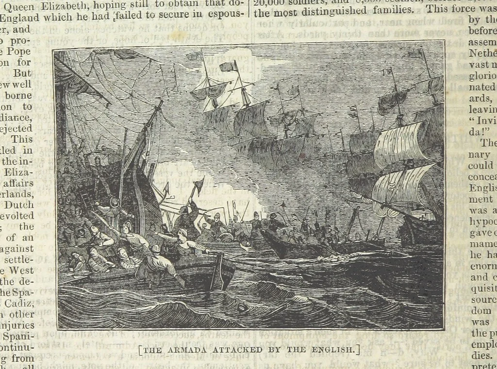 An illustration from Tales of Shipwrecks and Adventures at Sea: ... with celebrated voyages, amusing tales ... and ... anecdotes. Illustrated with ... engravings ... Edited by J. L. No. 1-59, 1846, leaf 872