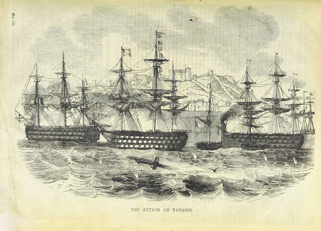 An illustration from Tales of Shipwrecks and Adventures at Sea: ... with celebrated voyages, amusing tales ... and ... anecdotes. Illustrated with ... engravings ... Edited by J. L. No. 1-59, 1846, leaf 881