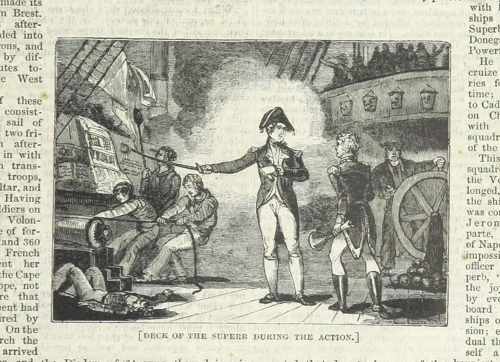 An illustration from Tales of Shipwrecks and Adventures at Sea: ... with celebrated voyages, amusing tales ... and ... anecdotes. Illustrated with ... engravings ... Edited by J. L. No. 1-59, 1846, leaf 889