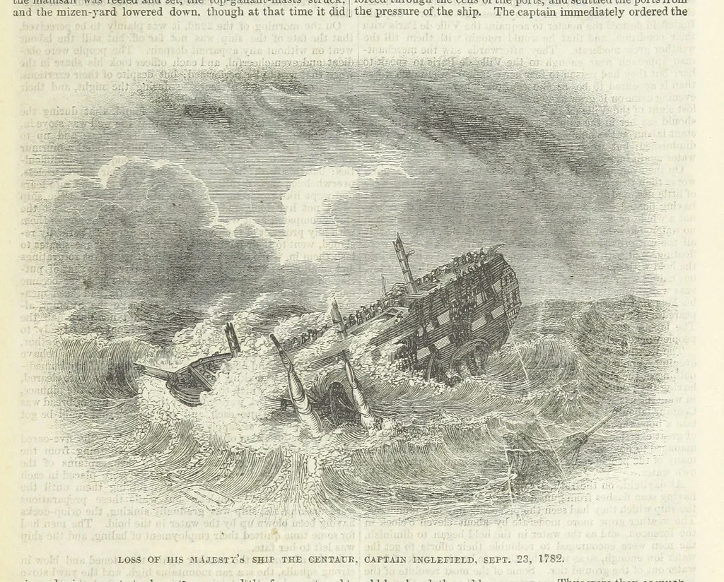 An illustration from Tales of Shipwrecks and Adventures at Sea: ... with celebrated voyages, amusing tales ... and ... anecdotes. Illustrated with ... engravings ... Edited by J. L. No. 1-59, 1846, leaf 89