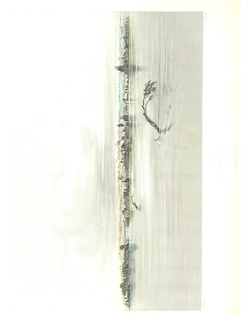 An illustration from Route from Liverpool to Great Salt Lake Valley illustrated ... from sketches ... by Frederick Piercy, and containing a map of the overland portion of the journey. Edited by J. Linforth. [With plates, including portraits, 1855, leaf 126