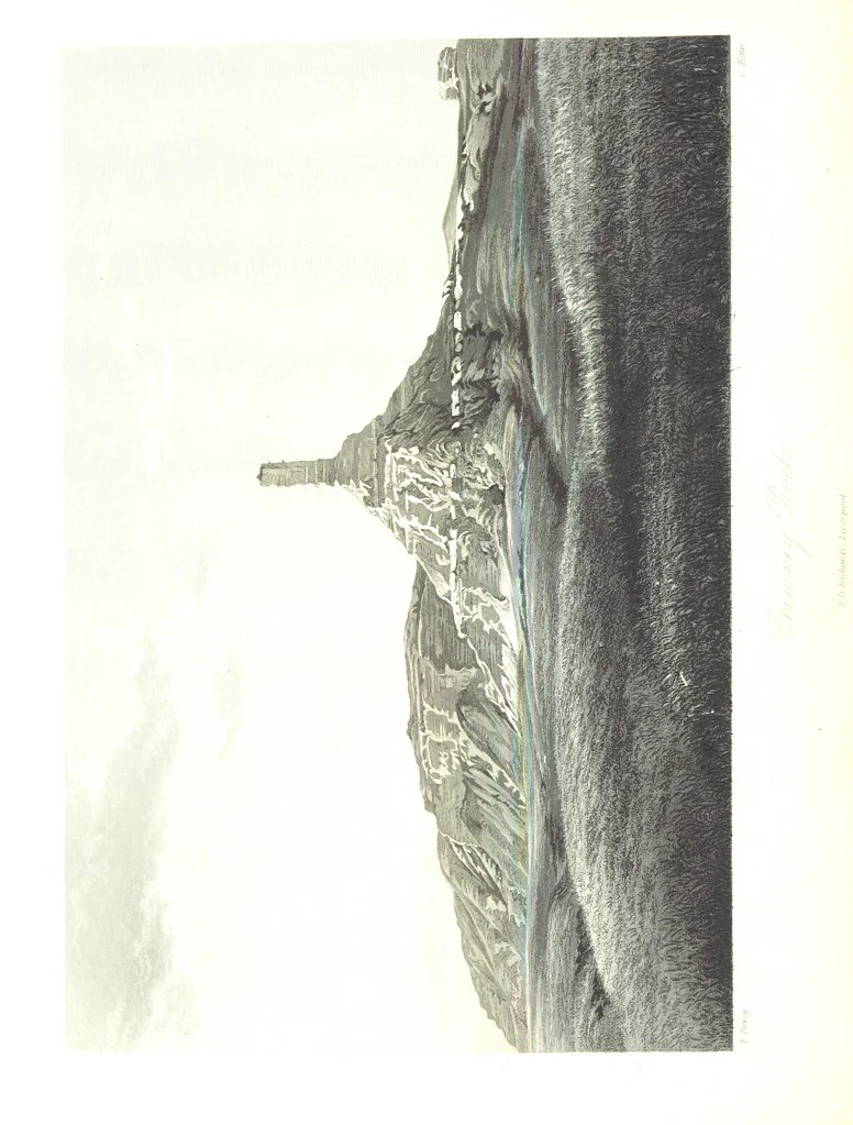 An illustration from Route from Liverpool to Great Salt Lake Valley illustrated ... from sketches ... by Frederick Piercy, and containing a map of the overland portion of the journey. Edited by J. Linforth. [With plates, including portraits, 1855, leaf 198