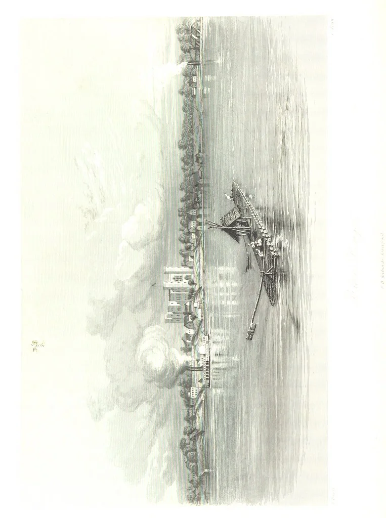 An illustration from Route from Liverpool to Great Salt Lake Valley illustrated ... from sketches ... by Frederick Piercy, and containing a map of the overland portion of the journey. Edited by J. Linforth. [With plates, including portraits, 1855, leaf 80