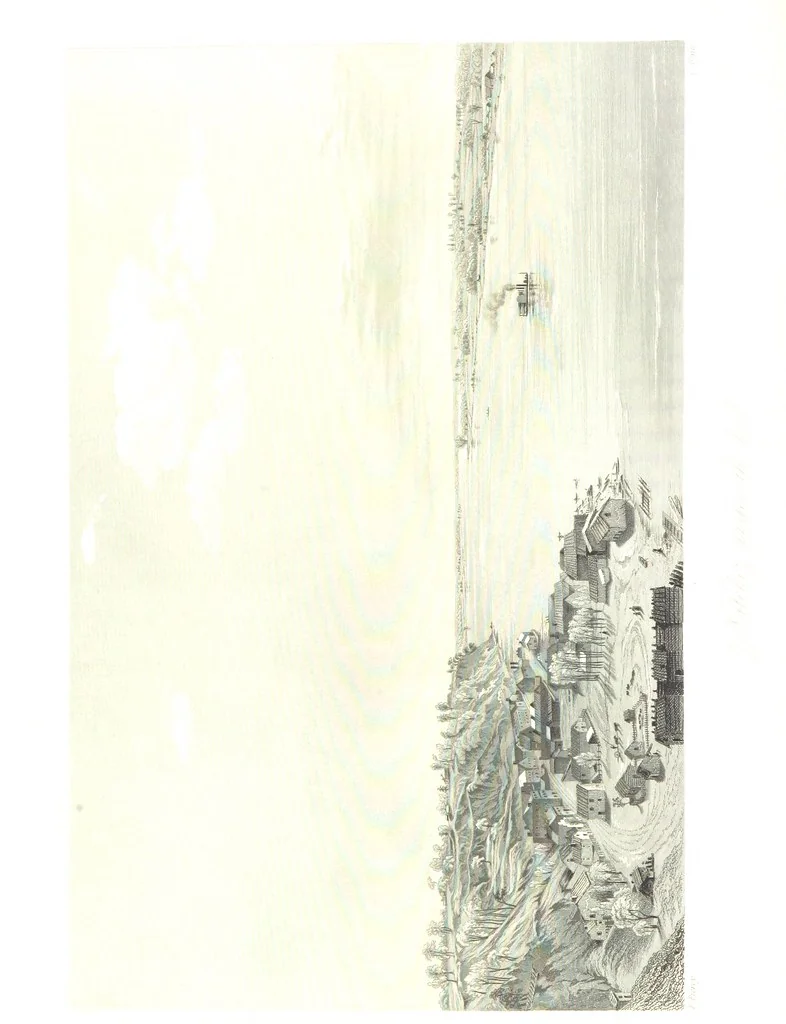 An illustration from Route from Liverpool to Great Salt Lake Valley illustrated ... from sketches ... by Frederick Piercy, and containing a map of the overland portion of the journey. Edited by J. Linforth. [With plates, including portraits, 1855, leaf 88