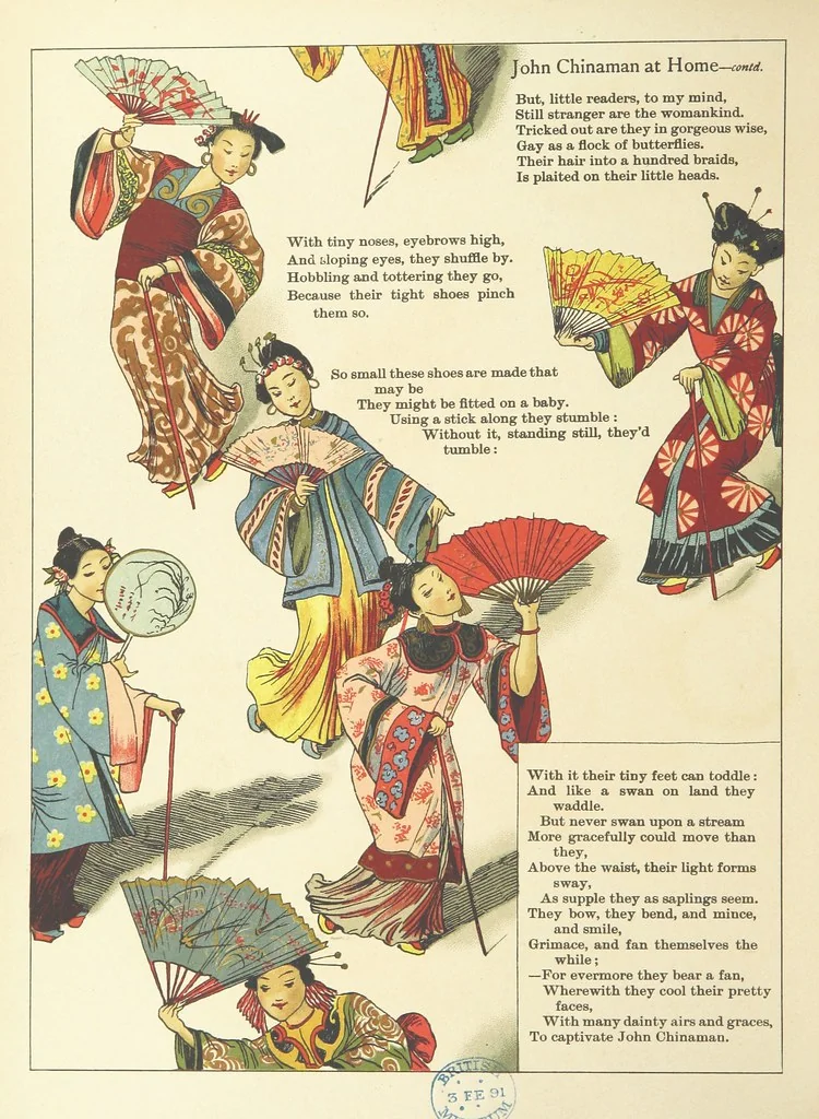 An illustration from John Chinaman. Description versified by R. L, 1891, leaf 10
