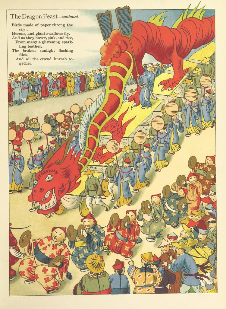 An illustration from John Chinaman. Description versified by R. L, 1891, leaf 19