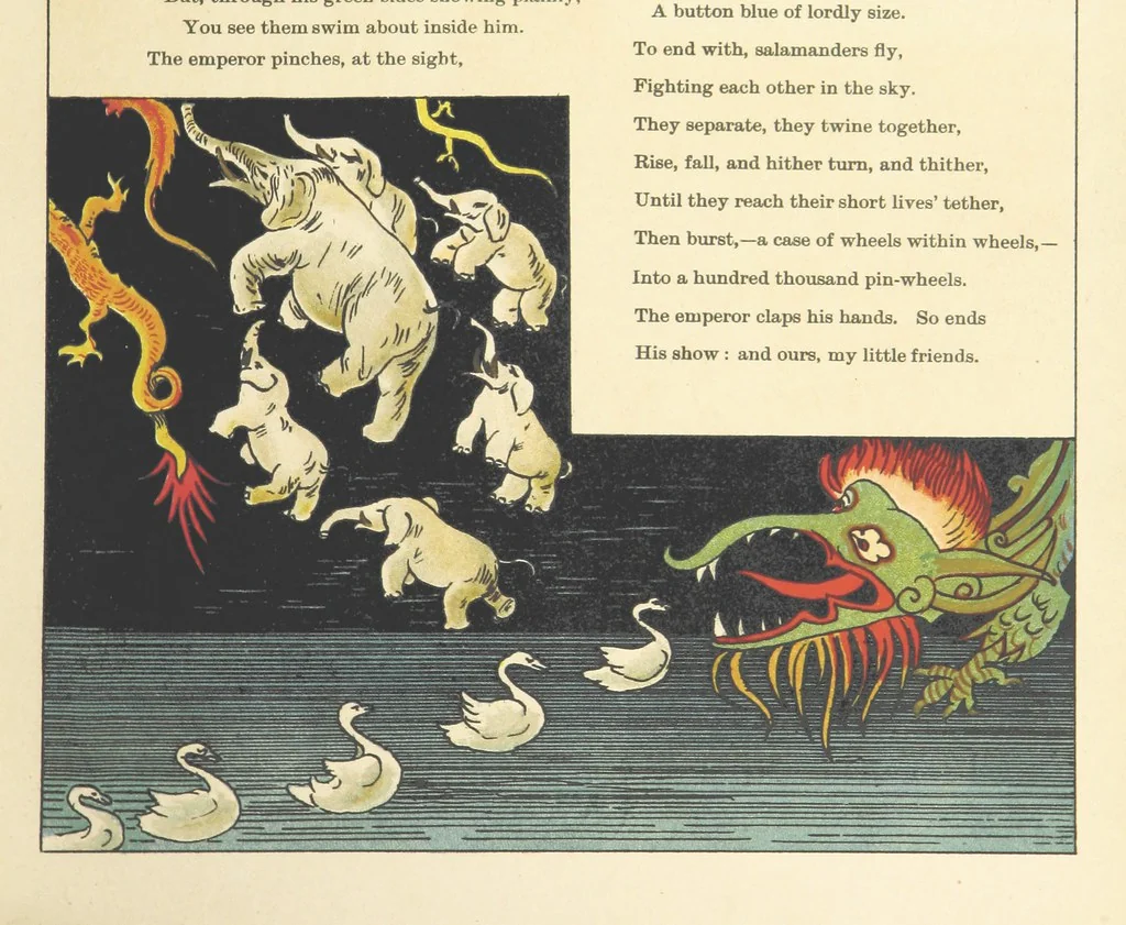 An illustration from John Chinaman. Description versified by R. L, 1891, leaf 35