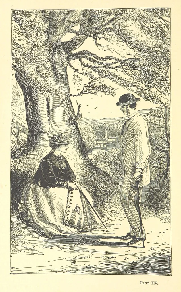 An illustration from Quicksands. A tale, 1871, leaf 132