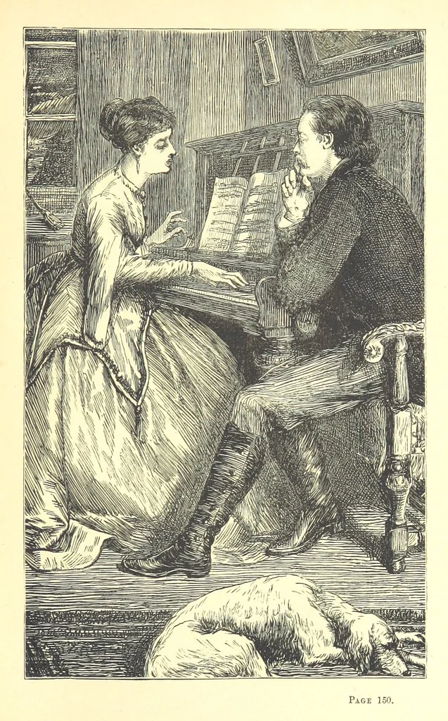 An illustration from Quicksands. A tale, 1871, leaf 173