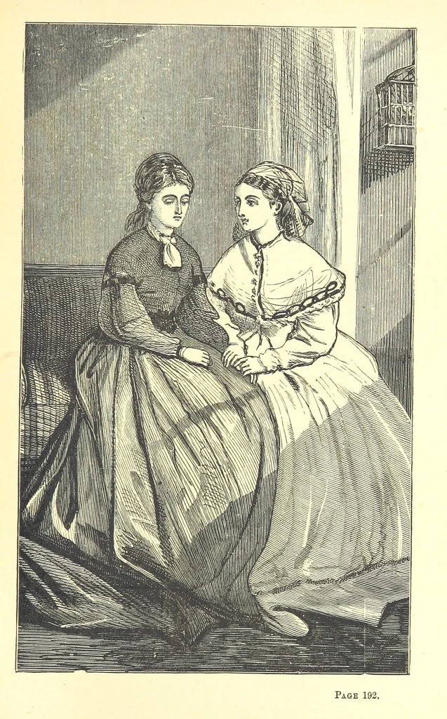 An illustration from Quicksands. A tale, 1871, leaf 219