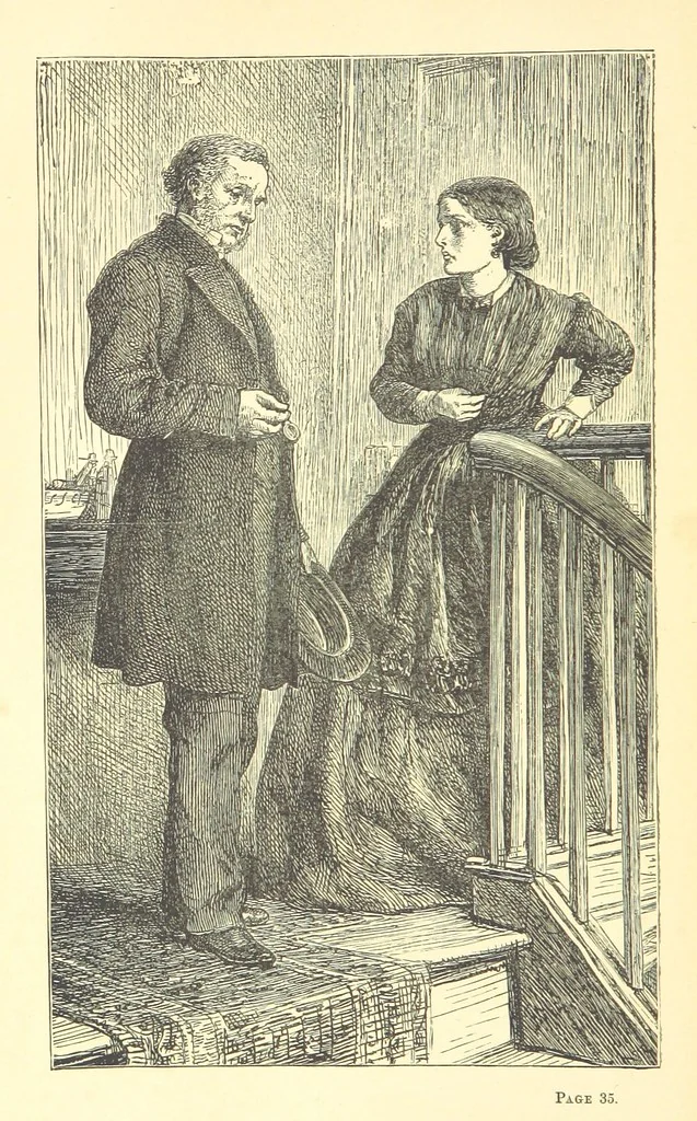 An illustration from Quicksands. A tale, 1871, leaf 48