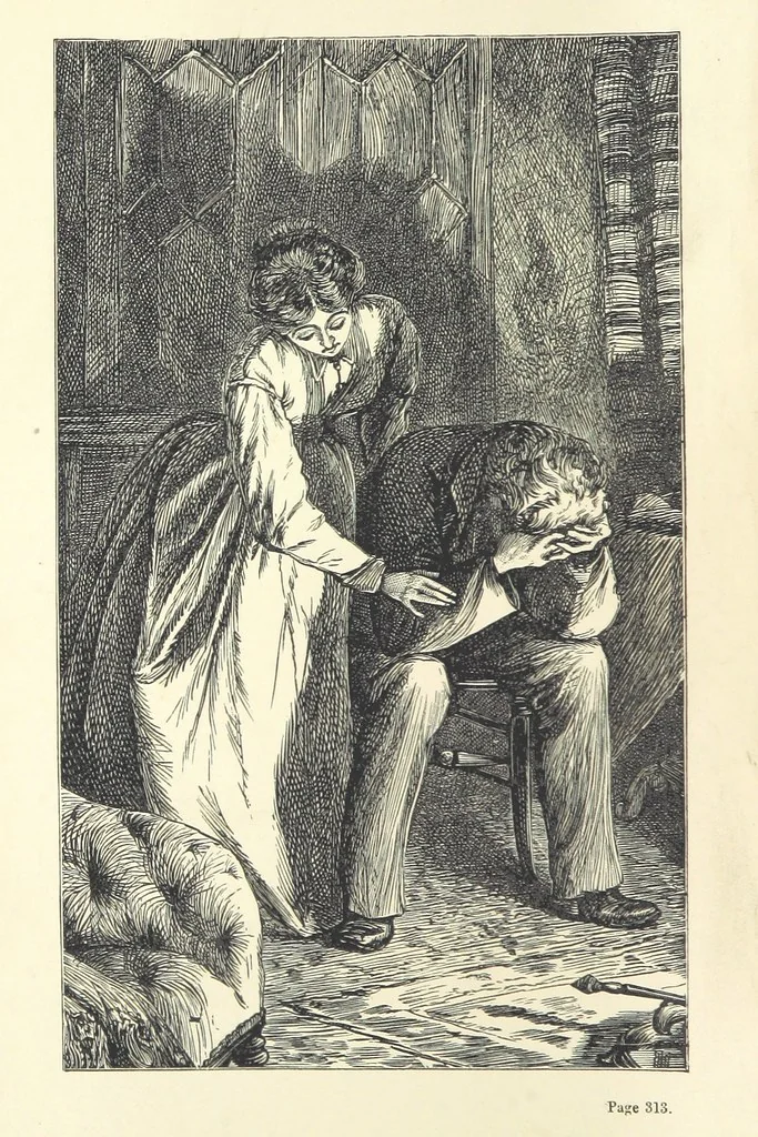 An illustration from Self and Self-sacrifice, or Nelly's Story, 1870, leaf 8