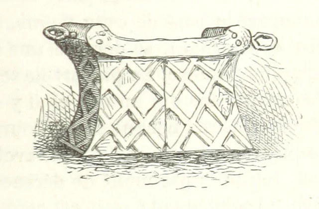 An illustration from Dernier Journal du docteur David Livingstone relatant des explorations et découvertes de 1866 à 1873, suivi du récit de ses derniers moments rédigé d'après le rapport de ... Chouma et Souzi par H. Waller. ... Ouvrage traduit de l'anglais ... par Mme. H. Loreau et contenant 60 gravures et 4 cartes, 1876, leaf 159
