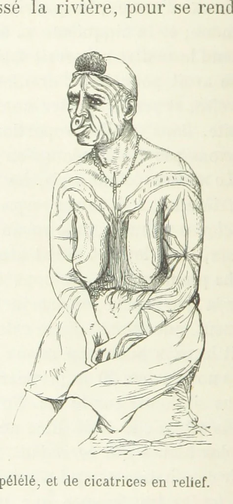 An illustration from Explorations du Zambèse et de ses affluents ... Ouvrage traduit de l'Anglais ... par Mme H. Loreau, contenant 47 gravures et 4 cartes, 1866, leaf 428