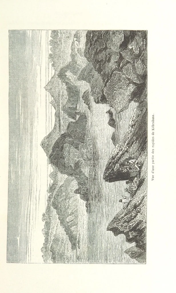 An illustration from Explorations du Zambèse et de ses affluents ... Ouvrage traduit de l'Anglais ... par Mme H. Loreau, contenant 47 gravures et 4 cartes, 1866, leaf 81