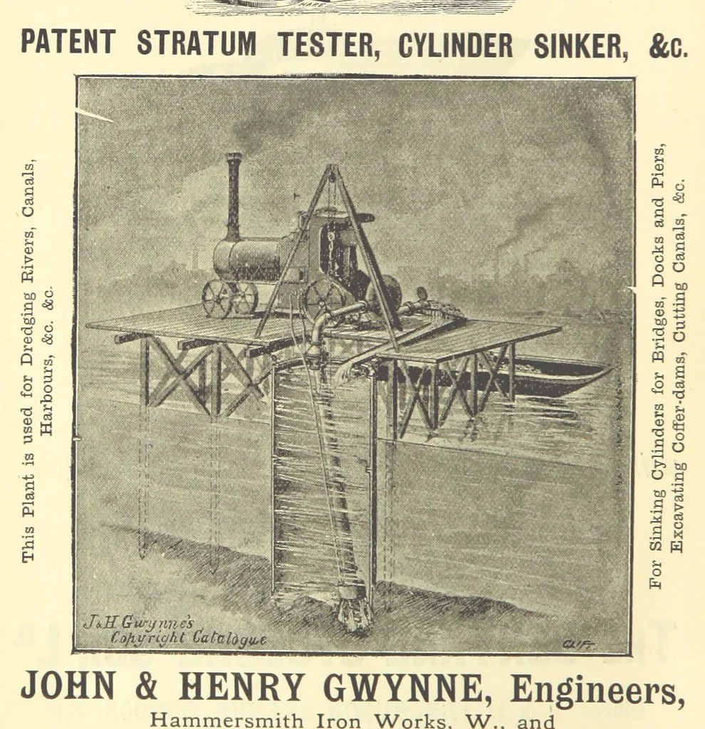 An illustration from Economic Mining. A practical handbook for the miner, the metallurgist, and the merchant, 1895, leaf 12