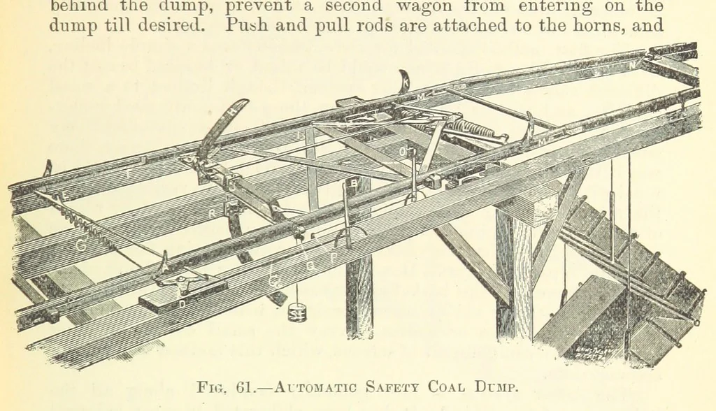 An illustration from Economic Mining. A practical handbook for the miner, the metallurgist, and the merchant, 1895, leaf 133