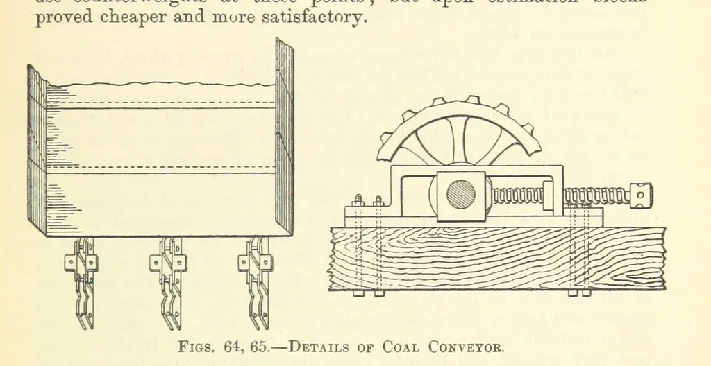 An illustration from Economic Mining. A practical handbook for the miner, the metallurgist, and the merchant, 1895, leaf 137