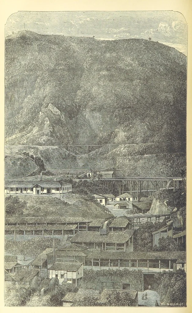 An illustration from Economic Mining. A practical handbook for the miner, the metallurgist, and the merchant, 1895, leaf 142