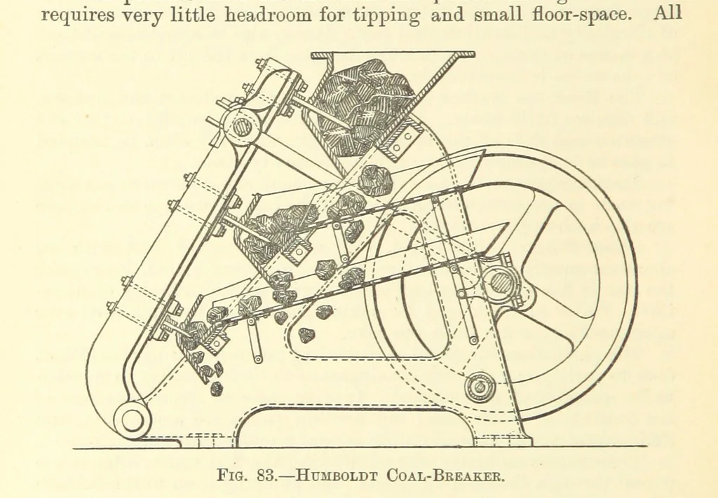 An illustration from Economic Mining. A practical handbook for the miner, the metallurgist, and the merchant, 1895, leaf 230