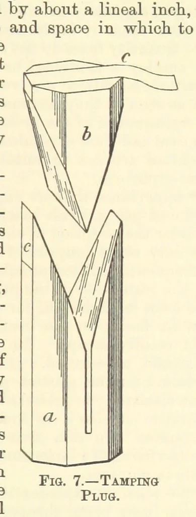 An illustration from Economic Mining. A practical handbook for the miner, the metallurgist, and the merchant, 1895, leaf 69