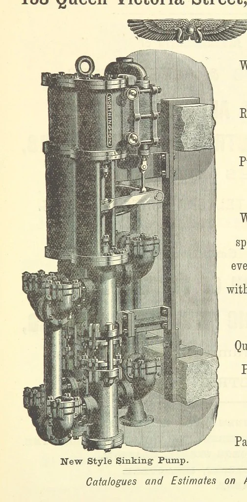 An illustration from Economic Mining. A practical handbook for the miner, the metallurgist, and the merchant, 1895, leaf 691