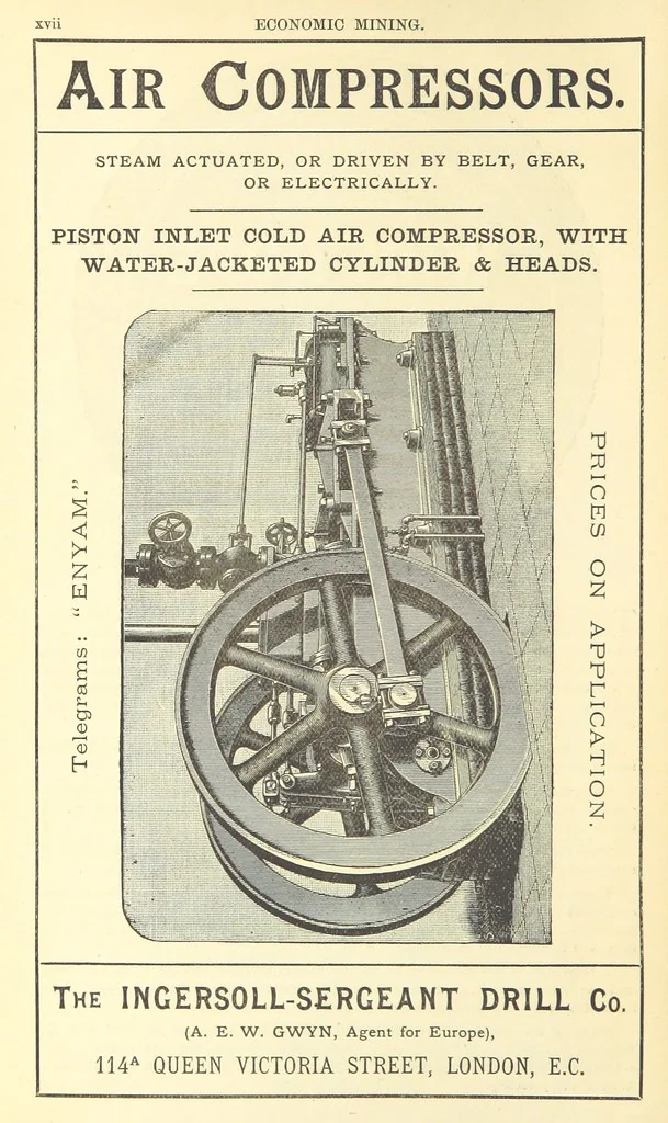 An illustration from Economic Mining. A practical handbook for the miner, the metallurgist, and the merchant, 1895, leaf 696