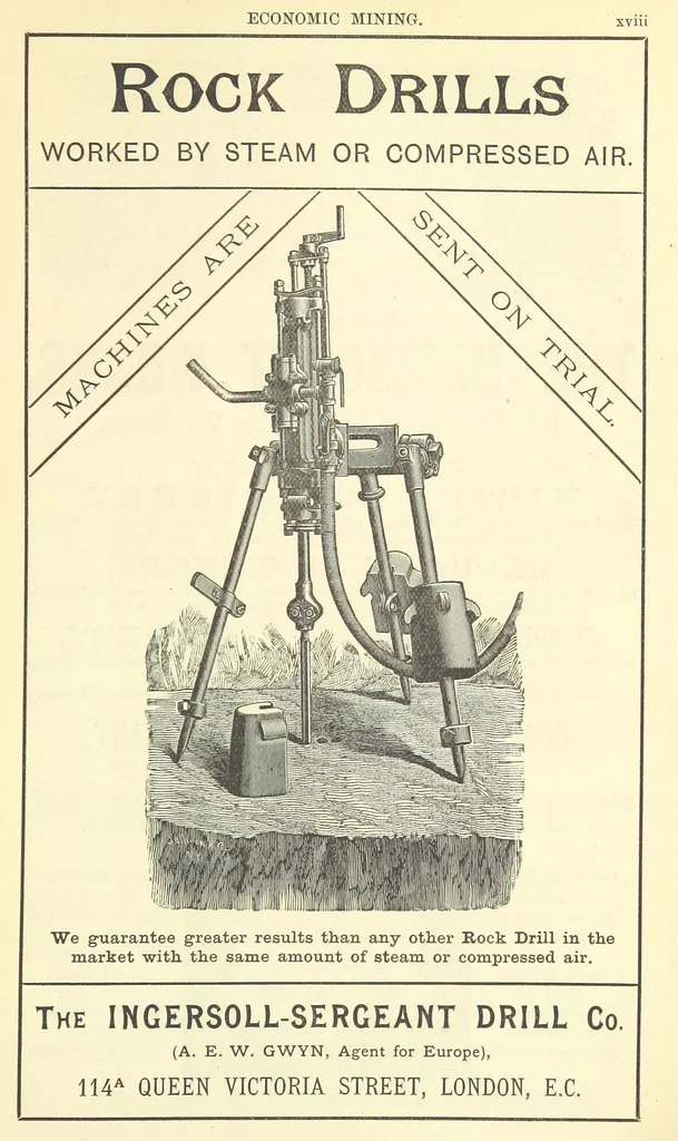 An illustration from Economic Mining. A practical handbook for the miner, the metallurgist, and the merchant, 1895, leaf 697