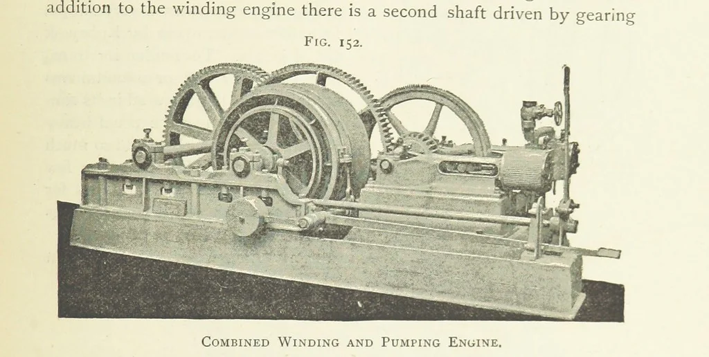 An illustration from Practical Gold-Mining: a comprehensive treatise on ... gold-bearing gravels, rocks and ores, and the methods by which the gold is extracted ... With ... plates, etc. [With a bibliography, 1889, leaf 471