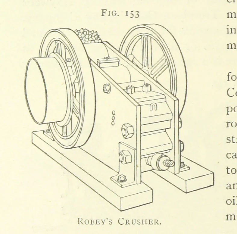 An illustration from Practical Gold-Mining: a comprehensive treatise on ... gold-bearing gravels, rocks and ores, and the methods by which the gold is extracted ... With ... plates, etc. [With a bibliography, 1889, leaf 472