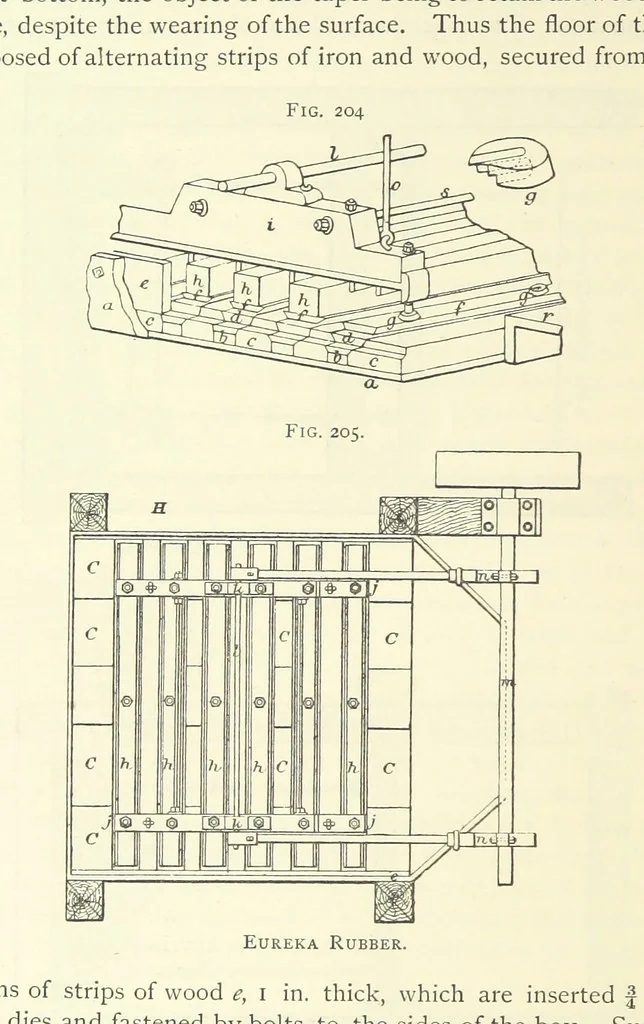 An illustration from Practical Gold-Mining: a comprehensive treatise on ... gold-bearing gravels, rocks and ores, and the methods by which the gold is extracted ... With ... plates, etc. [With a bibliography, 1889, leaf 546