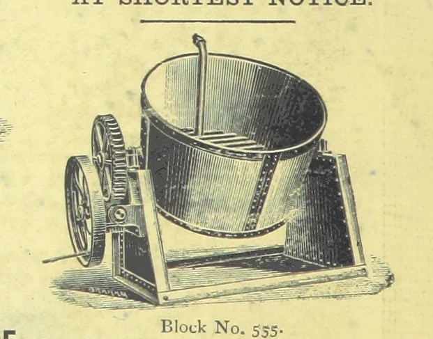 An illustration from Practical Gold-Mining: a comprehensive treatise on ... gold-bearing gravels, rocks and ores, and the methods by which the gold is extracted ... With ... plates, etc. [With a bibliography, 1889, leaf 8