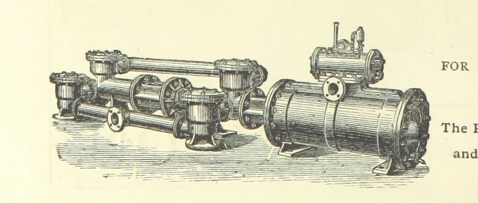 An illustration from Practical Gold-Mining: a comprehensive treatise on ... gold-bearing gravels, rocks and ores, and the methods by which the gold is extracted ... With ... plates, etc. [With a bibliography, 1889, leaf 844