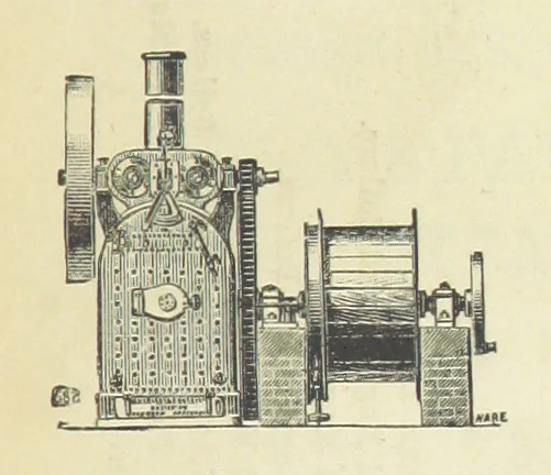 An illustration from Practical Gold-Mining: a comprehensive treatise on ... gold-bearing gravels, rocks and ores, and the methods by which the gold is extracted ... With ... plates, etc. [With a bibliography, 1889, leaf 845