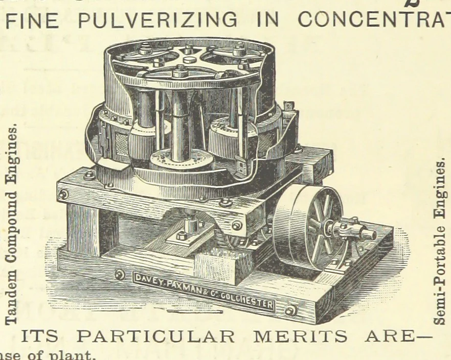 An illustration from Practical Gold-Mining: a comprehensive treatise on ... gold-bearing gravels, rocks and ores, and the methods by which the gold is extracted ... With ... plates, etc. [With a bibliography, 1889, leaf 846