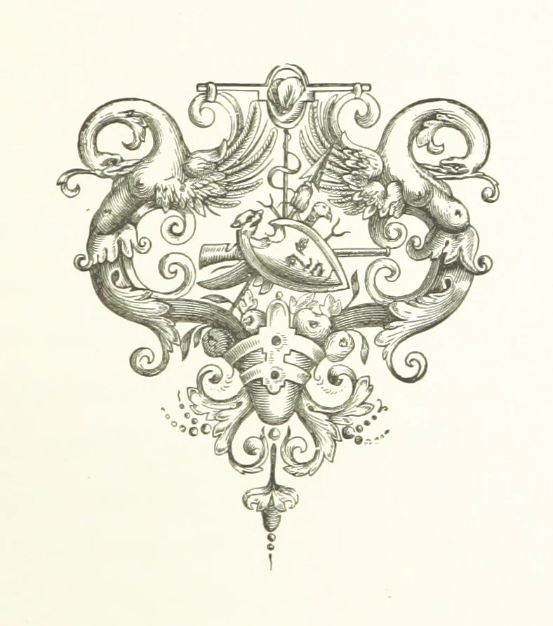 An illustration from Scrivelsby, the home of the Champions [i.e. the Dymokes, hereditary King's Champions]. With some account of the Marmion and Dymoke families. Illustrated, 1893, leaf 101