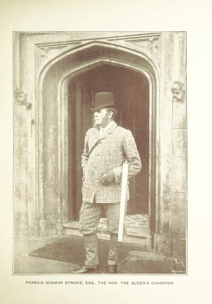 An illustration from Scrivelsby, the home of the Champions [i.e. the Dymokes, hereditary King's Champions]. With some account of the Marmion and Dymoke families. Illustrated, 1893, leaf 149